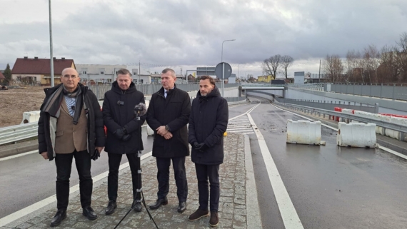 Otwarcie tunelu pod torami Rail Baltica w Łapach, 2.01.2025, fot. Marcin Gliński