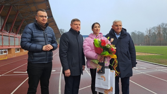 Ewa Swoboda zawodniczką KS Podlasie Białystok, 27.11.2024, fot. Ryszard Minko