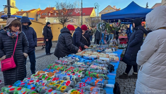 Jarmark Bożonarodzeniowy w Łomży, 21.12.2024, fot. Paweł Wądołowski