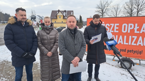 Kampania wyborcza Tomasza Frankowskiego, konferencja 18.02.2025, fot. Marcin Mazewski