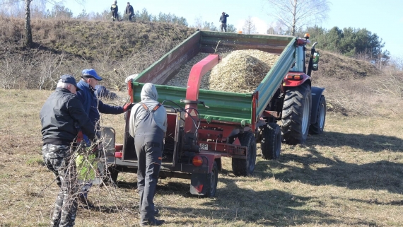 Porządki na Górze Królowej Bony, 15.03.2025, fot. Adam Dąbrowski