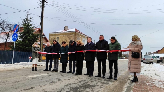 Otwarcie ulicy Górnej w Hajnówce, fot. Rafał Androsiuk