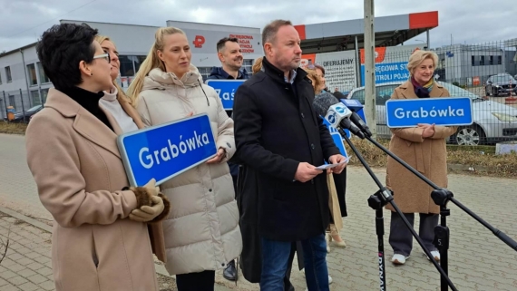 Tomasz Frankowski - jeden z pięciorga kandydatów na wójta Grabówki, 14.03.2025, fot. Marcin Gliński