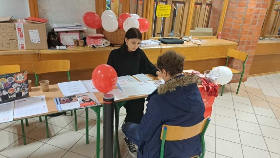 Akcja fundacji DKMS - Helpers’ Generation na Politechnice Białostockiej, fot. Marcin Mazewski