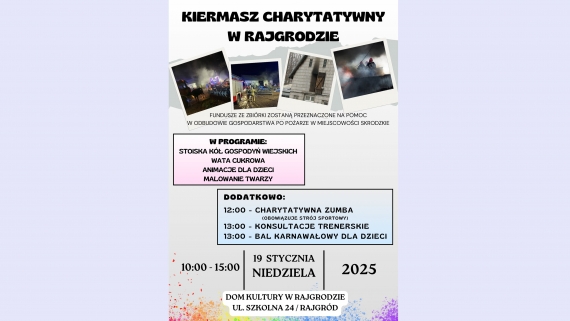 Kiermasz charytatywny w Rajgrodzie, 18.01.2025