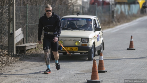 Próba bicia rekordu - Damian Olender, 22.03.2025, fot. Paweł Wądołowski