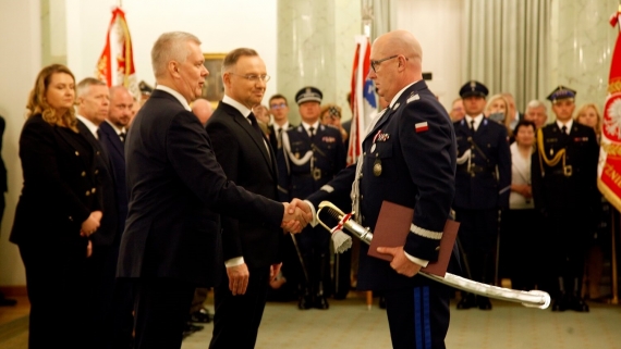 Nominacje generalskie w Pałacu Prezydenckim, 10.11.2024, fot. I. Pajdała/BKS KGP