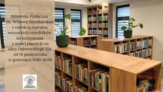 Nowa siedziba Biblioteki Publicznej im. Wisławy Szymborskiej w Sokółce, 11.10.2024, źródło: sokolka.pl