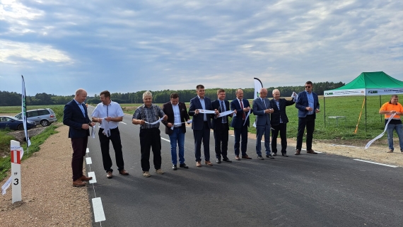 Otwarcie całości drogi Drohiczyn - Dziadkowice, 18.09.2024, fot. Marcin Gliński