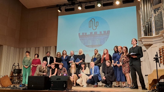 Joanna Sikora i Aleksandra Sadokierska wyróżnione podczas gali Audionomia Award, 5.10.2024, fot. Dominika Dębska