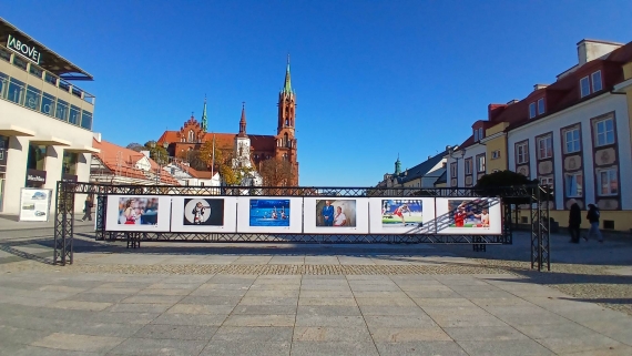 Wystawa fotograficzna poświęcona białostockim sportowcom na igrzyskach olimpijskich w Paryżu, 17.10.2024, fot. Michał Romańczuk