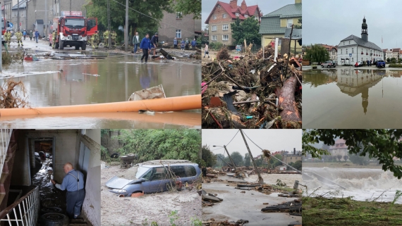 Powódź na południu Polski, źródło fot.: Radio Opole, Radio Wrocław