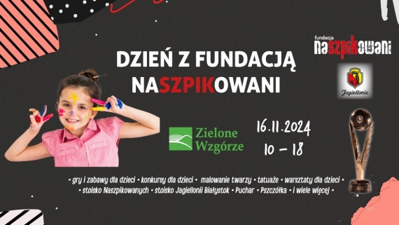 Baner promujący "Dzień z Fundacją Naszpikowani", źródło: Facebook/Fundacja Naszpikowani