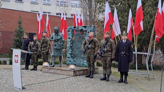 Narodowy Dzień Pamięci "Żołnierzy Wyklętych" w Białymstoku, 1.03.2025, fot. Marcin Gliński