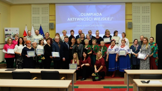 Rozstrzygnięcie X edycji "Olimpiady Aktywności Wiejskiej", 19.11.2024, fot. Kamil Timoszuk/UMWP