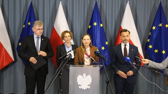 Minister Katarzyna Pełczyńska-Nałęcz o pożyczkach dla firm przygranicznych, 11.12.2024, fot. Podlaski Urząd Wojewódzki/Facebook