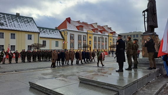 Uroczystości z okazji 106. rocznicy odzyskania niepodległości przez Białystok, 19.02.2025, fot. Marcin Gliński