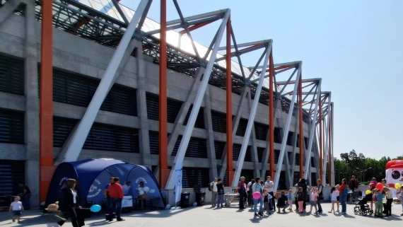 Galeria Białostockiego Sportu będzie się mieścić na Stadionie Miejskim, 18.03.2025, fot. Grzegorz Pilat