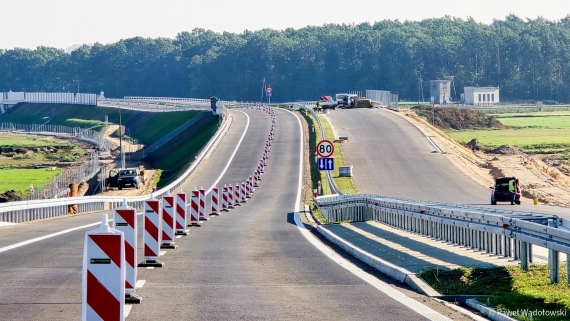 Obwodnica Łomży na trasie S61, 25.09.2024, fot. Paweł Wądołowski