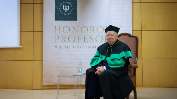 Profesor Jan Dorosz Honorowym Profesorem Politechniki Białostockiej, 12.12.2024, fot. Dariusz Piekut/Politechnika Białostocka