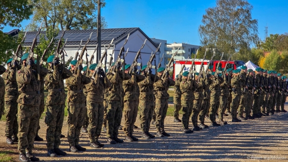 100 lat 9. Pułku Ułanów Konnych w Grajewie, 18.10.2024, fot. Paweł Wądołowski