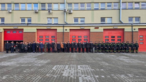 Plac manewrowy za budynkiem Komendy Miejskiej PSP został zmodernizowany, 23.12.2024, fot. Paweł Wądołowski