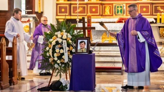 Ostatnie pożegnanie Andrzeja Danilczuka, 22.03.2025, fot. Sylwia Krassowska