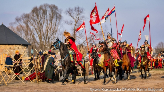 Szturm na zamek w Tykocinie, 8.02.2025, fot. Sylwia Krassowska