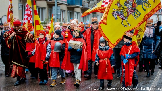 Orszak Trzech Króli w Białymstoku, 6.01.2025, fot. Sylwia Krassowska