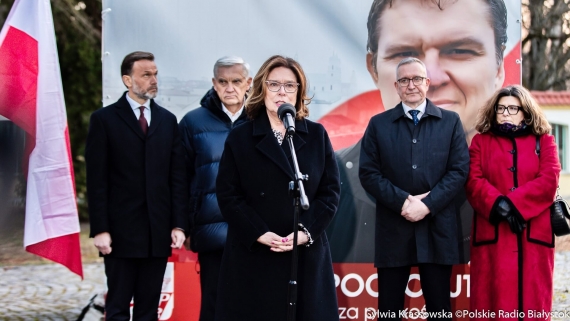 Akcja akcji solidarności z Andrzejem Poczobutem, 25.03.2025, fot. Sylwia Krassowska