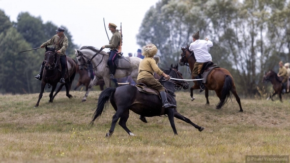 Rekonstrukcja walk polsko-bolszewickich z 1920 roku w Wincencie, 15.09.2024, fot. Paweł Wądołowski